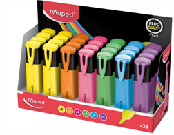 Maped Surligneur FLUO'PEPS Classic, présentoir de 28 pièces