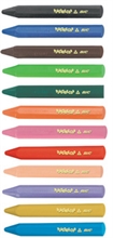 BIC Crayon de cire Plastidecor Triangle, garniture scolaire