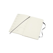 MOLESKINE Calendrier 2018 12M L/A5 894530 all1W=1S+ligné,SC,noir