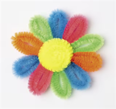 Pqt de 10 cure-pipes 8mm couleur FLUO