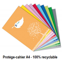 Doublures cahiers Colorosa Green Format A4