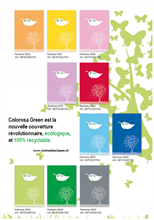 Doublures cahiers Colorosa Green Format A4