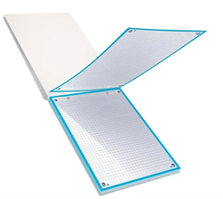 Oxford Bloc de fiches bristol, A5, quadrillé