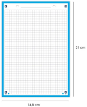 Oxford Bloc de fiches bristol, A5, quadrillé