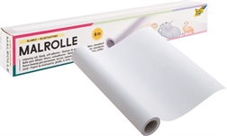 Papier à  dessin en rouleau uni 300 mm x 6 m, blanc auto-adhésif