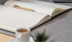 Carnet Sigel Conceptum, A4, quadrillé, noir